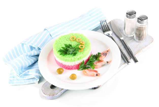 Świeże potrawy na stole